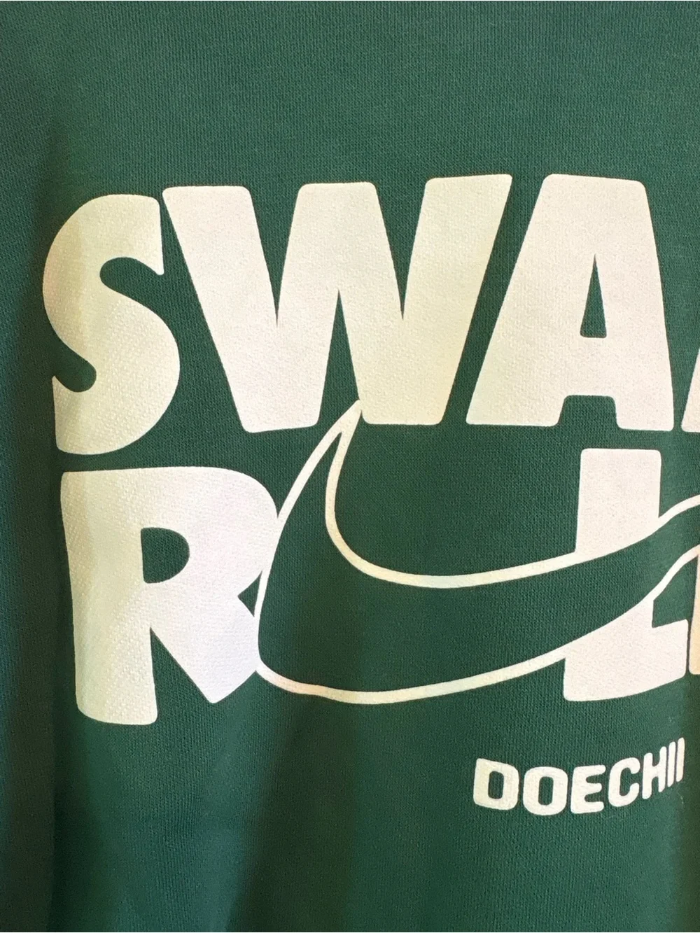Nike x Dochii Swamp Tour Green Sweatshirt Hoodie